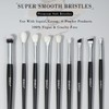 BEILI 9pcs Makeup Brush Set Professional Makeup Brushes Foundation Powder