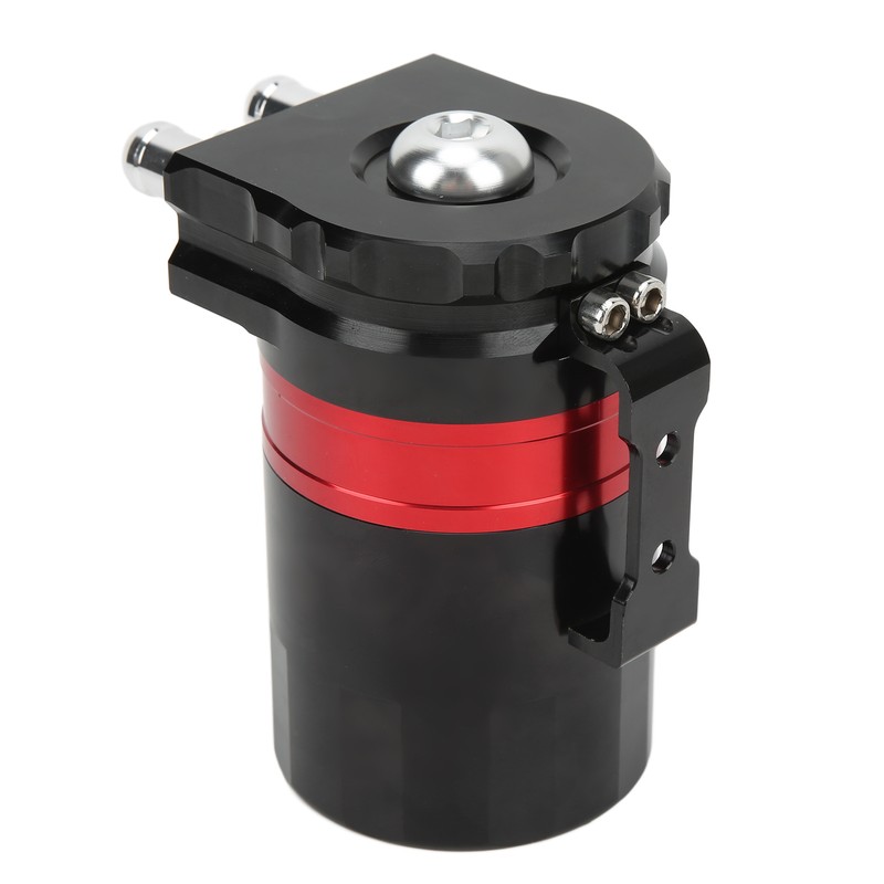 Car Oil Catch Can Internal Baffle Dual Chamber Filter Aluminium