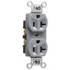 Pass & Seymour CRB5362GRYCC12 20-Amp/125-volt Construction Duplex Receptacle, Gray