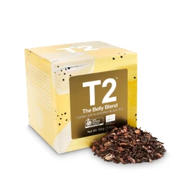 T2 Tea The Belly Blend, Loose Leaf Feature Cube, 100 g