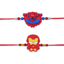 TrendBell Set of 2 Rakhi for Brothers Rakhi for Brother Sister | Raksha Bandhan Rakhi for Brothers | Rakhi For Brother (Design 1) TRB26004