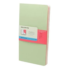 Moleskine Chapters Journal Mist Green Slim Large Dotted