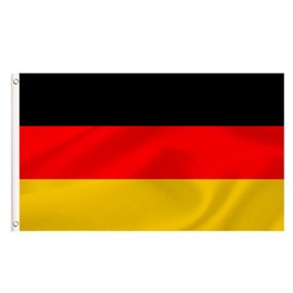 Large German Flag, 3X5Ft Germany Banner Decor, Deutschland Indoor Outdoor Decoration For Yard