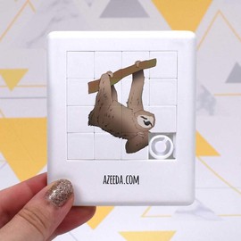 Azeeda 'Cute Dangling Sloth' Sliding Puzzle (PZ00037260)