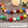sourcing map Pack of 100 Pom Felt Balls Felt Fabric