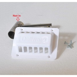 SMETA Gas Refrigerator Flue Cover - Replacement Part 9 x 12.2 x 3 cm - Without Tee - For Motorhome Gas Refrigerators and Camping Gas Refrigerators