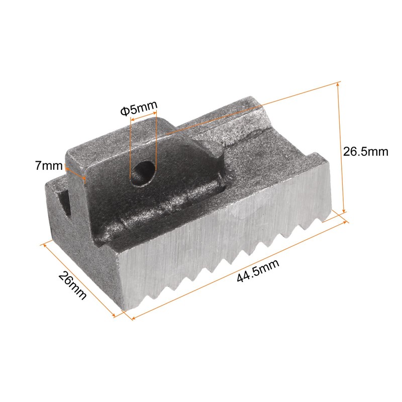sourcing map Pipe Wrench Heel Jaw with Pin Assembly 24"