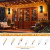 Sparluvix Outdoor Wall Lights 16 Inch Large, 2 Pack Black