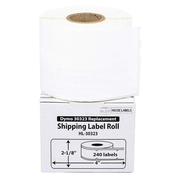 HOUSELABELS Compatible DYMO 30323 Shipping Labels (2-1/8" x 4") in