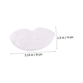 WOONEKY 1000 Pcs Silk Lip Mask Paper Firms Hydrates Lips Pads Lips Care Patches Moisturizing Lip Masks Compressed Lip Masks Lip Moisturizer Lips Mouth Patches Lip Films White Plant Fibres