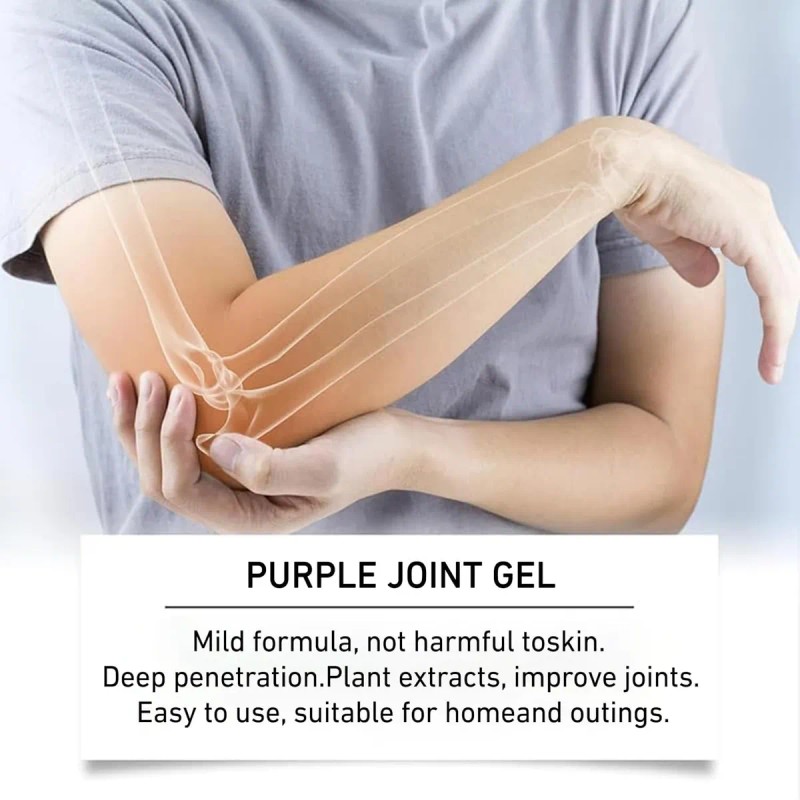 Gel Morado Para Articulaciones, Crema De Masaje Calmante, So