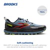 Brooks Men’s Cascadia 18 Mountain Trail Running Shoe - Citadel/Ebony/Lime