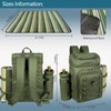 Hap Tim Picnic Basket Backpack for 4 Person with Blanket,