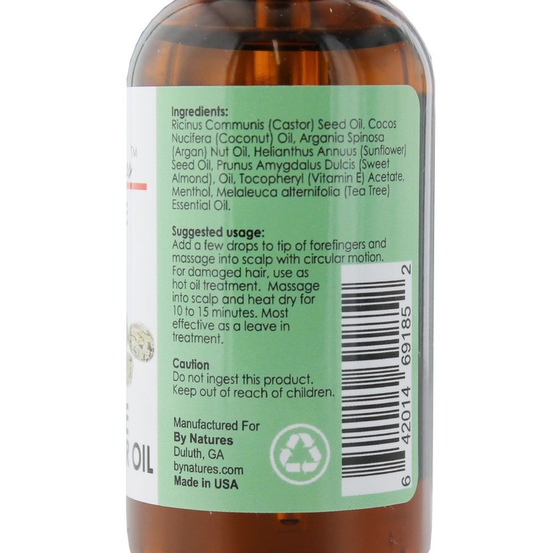 by Natures - TEE Tree Black Castor Oils 100% Pure