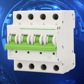 Circuit Breaker AC 380V/415V Automatic 4 Pole Automatic Dispersion Switch C Type 6KA Miniature Switch 6A 10A 16A 20A 25A (optional)