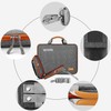 Laptop Case 15.6 Inch Briefcase Military-Grade Protection with Detachable Belt