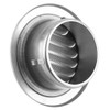 Round Air Vent Grill, Stainless Steel Through Wall Dryer Vent
