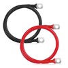 Nicholaus 6AWG 19.7-Inch (50cm) Battery Cable Set (1 Positive &
