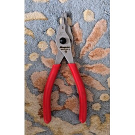 Snap-on New Snap-on srpcr7000 quick disconnect snap ring pliers 7-7/16" red vinyl handle