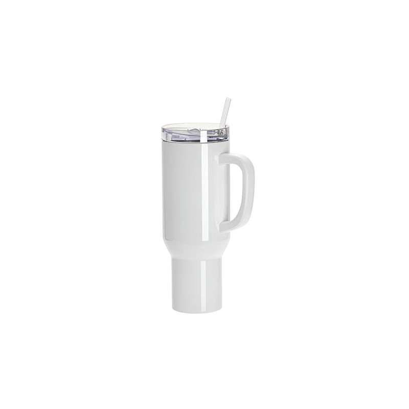 Smile & Sparkle Large Unisex 40oz Stainless Steel Travel Cup
