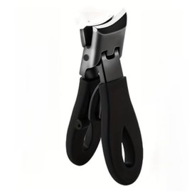 Heavy Duty Toenail Clippers for Seniors with Thick Toenails, Nail Clippers for Men & Women, Slanted Curved Blade with Angled Head, Wide Jaw Toenail Cutter with Catcher & Long Handle 5 Piece Set