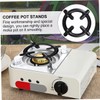 TEHAUX 6Pcs Coffee Pot Holder Durable Gas Stove Bracket Stable