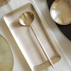 Notdam Bangjja Yugi Organic Sauce Ladle Small / 놋담  방짜유기 유기 소스국자 소