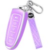Premium TPU Key Fob Cover for Ford Vehicles with Keychain