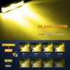 Nilight Side Shooter Amber LED Light Bar/Pods 2PCS 6.5 Inch
