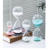 Hourglass, HoveBeaty Hand-Blown Sand Timer Set for Time Management 15