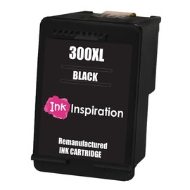 Ink Inspiration® BLACK Remanufactured Ink Cartridge Replacement for HP 300 300XL Deskjet D1660 D2530 D2545 D2560 D2660 D5560 F2420 F2480 F4210 F4240 F4272 F4280 F4580 F4583 Photosmart C4780 C4680
