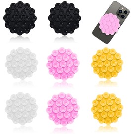 YZDZSW Silikon Handyhalterung Auto Saugnapf, 8 Stück Vielseitig Einsetzbar Selbstklebende Saugnapf, Vielseitig Einsetzbar Selbstklebende Saugnapf für Mobile Stromversorgung(4 Farben)