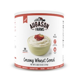 Augason Farms Creamy Wheat Cereal 3 lbs 15 oz No. 10 Can