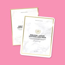Partner companies (self-produced products) Ribble Mask Pack Rebloom Luxury Soothing Gold Moisture Nutrition Mask / 리블 마스크팩 리블룸 럭셔리 수딩 골드 수분 영양 마스크