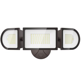 Onforu 100W LED Security Light, 9000LM Outdoor Indoor Flood Light with 3 Adjustable Heads, IP65 Waterproof LED Exterior Floodlight, 6500K White Wall Mount Security Light for Garden,Garage,Yard,Eave