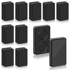 Phoncoo 18 Pcs Outdoor Curtain Weights, Plastic Wrapped Magnetic Drapery Weights, Waterproof Heavy Duty Curtain Magnets for Heavy Wind Outside, Shower Curtain, Tablecloth, Flag (Black)