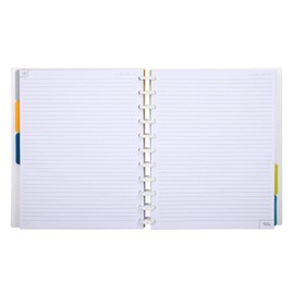 Talia Discbound Notebooks, Planner, Customizable, (xLuxe 2 Sky, Letter (8.5in x 11in))