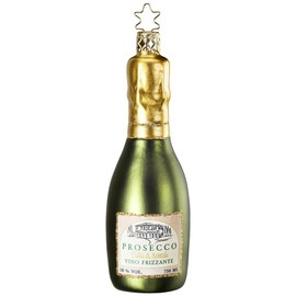 Inge-glas Christmas Tree Decoration Bottle Prosecco