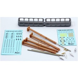 Orange Hobby OREA48035 AIM-120C AMRAAM 4 Pieces Plastic Model Parts