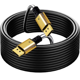 YOTETION 16K 10FT DisplayPort to DisplayPort Cable, Gold-Plated High Speed Display Port 1.2 Cable (4K@60Hz, 2K@144Hz) DP Cable Compatible with Computer, Desktop, Laptop, PC, Monitor, Projector