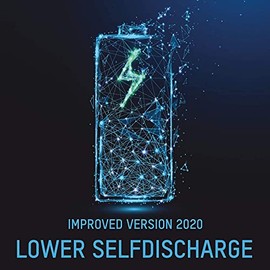 Ansmann AA 2850 Hybrid High Capacity, Low Discharge Rechargeable Batteries -16 Pack