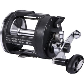 Sougayilang Trolling Reel, Level Wind Fishing Reel, Conventional Reel for Salmon and Catfish-40R