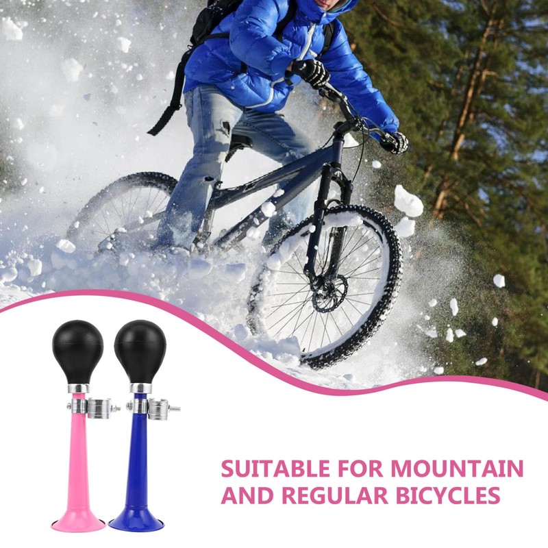 OHPHCALL 2pcs Bicycle Horn Manual Air Horn Funny Bike Accessories