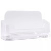 Beauticom 1pc Clear Acrylic Business Card Holder Display Stand Desktop