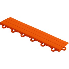 Speedway Looped Edge for Garage Floor Tile, 12 x 2.75-Inch, Orange, 10-Piece Set