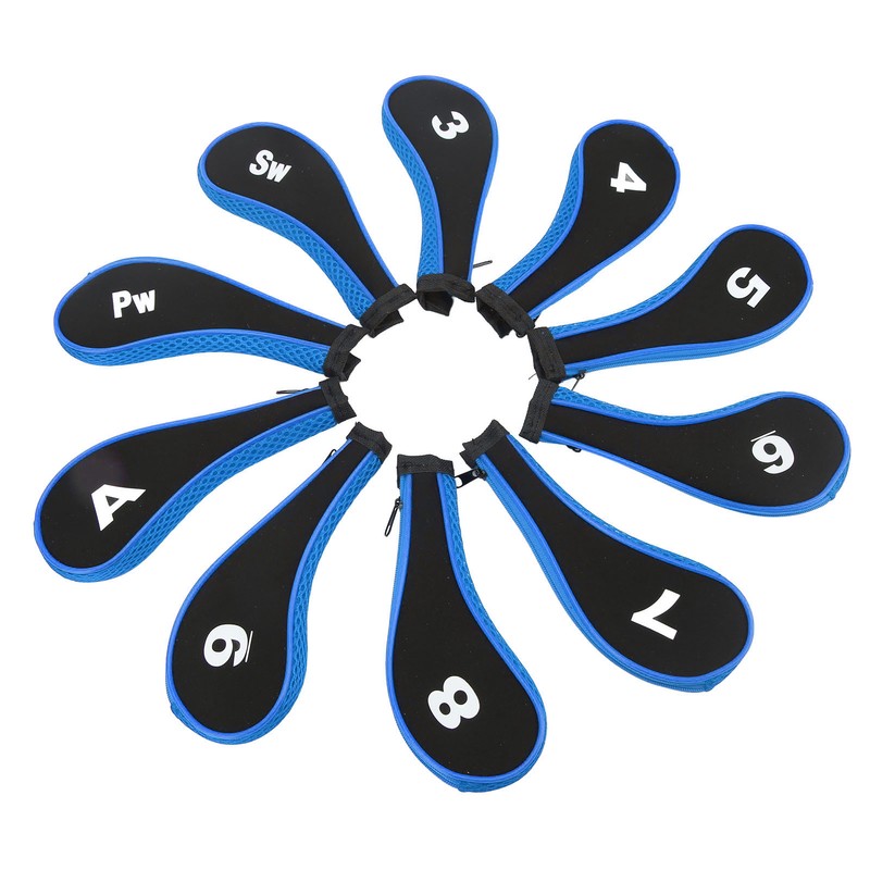 10Pcs Golf Club Head Cover Neoprene Golf Head Cover for