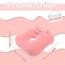 MXYZQDE Piercing Pillow, Soft Ear Cushion for Office and Travel, Pink Piercing Pillow for Ear, Can Be Used for Sleeping in Classrooms, Offices, Libraries, Planes, Suitable for Women and Girls
