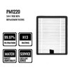 3-Pack PM1220 Replacement Filter High-Efficiency 3-in-1 True HEPA Replacement Filter,