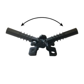 Adjustable Angle Connectors for Easy Installation of 1/2" Hollow Metal Balusters with Screws (50)