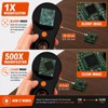 Digital Microscope 500x with 2.0" IPS Screen, Magnifying Glass, Coin